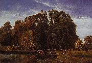 Theodore Fourmois The lake at Beloeil oil painting on canvas
